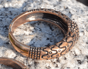 VIKING RING, ORUPGÅRD, DENMARK, BRONZE - BRONZE HISTORICAL JEWELS