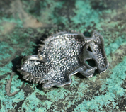 SQUIRREL, STERLING SILVER PENDANT - PENDANTS