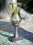 REGIA, HISTORICAL GLASS GOBLET, DECORATIVE REPLICA - HISTORICAL GLASS