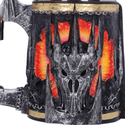 OFFICIALLY LICENSED LORD OF THE RINGS SAURON TANKARD 15.5CM - PAGAN DECORATIONS