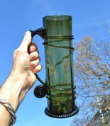 ONE LITER GLASS, HAND BLOWN - HISTORICAL GLASS