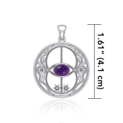 CHALICE WELL, SILVER PENDANT - PENDENTIFS