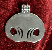 LUNULE VIKING, RÉPLIQUE DE MOESGARD, DANEMARK, ARGENT - PENDENTIFS