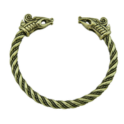 DREKI, VIKING BRACELET DRAGON, LAITON - OBJETS EN BRONZE