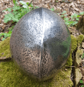 NORMAN HELMET, TEMPERED STEEL - VIKING AND NORMAN HELMETS