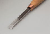 K1/10 – COMPACT STRAIGHT FLAT CHISEL SINGLE BEVEL. SWEEP №1 - GESCHMIEDETE SCHNITZMEISSEL