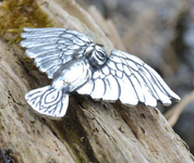 ATHENE NOCTUA - HIBOU, PENDENTIF EN ARGENT - GRAND - PENDENTIFS