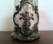 BEER MUG WITH GOTHIC DECORATION, FORREST GLASS - HISTORICAL GLASS