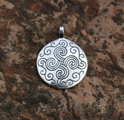 BRONZE AGE SUN II, SILVER PENDANT - PENDENTIFS