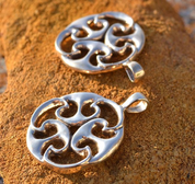 CELTIC KNOT OF LIFE, REPLICA, I. CENTURY, PENDANT, BRONZE - BRONZE HISTORICAL JEWELS