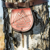 VALKNUT, LEDER-WIKINGER-TASCHE - TASCHEN