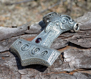 THORHAMMER AUS SKANE - SCHWEDEN, AG 925 - ANHÄNGER - SCHMUCK, SILBER