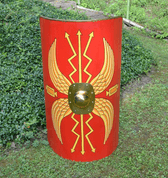 ROMAN SCUTUM, SHIELD WITH THUNDERBOLTS - SCHILDE LIVING HISTORY