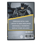 DC COMICS COLLECTIBLE PLAQUE BATMAN LIMITED EDITION - BATMAN