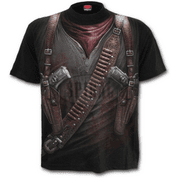 HOLSTER WRAP - ALLOVER T-SHIRT BLACK - MEN'S T-SHIRTS, SPIRAL DIRECT