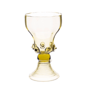 KING ARTHUR, LARGE MEDIEVAL GLASS GOBLET - 1 PIECE - REPLIKEN HISTORISCHER GLAS