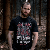 DEFEND EUROPE - POLISH HUSSARS 1683, MEN'S T-SHIRT - T-SHIRTS PAÏENS