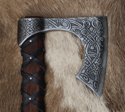 RINGERIKE VIKING AXE, ETCHED - AXES, POLEWEAPONS