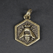 HONEYBEE, PENDANT, ZINC ANTIQUE BRASS - ALL PENDANTS, OUR PRODUCTION