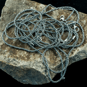 SPIRAL, SILVER NECK CHAIN - CORDS, BOXES, CHAINS