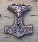 MÚSPELLHEIM FROM A FIRE, THOR'S HAMMER, PENDANT - METAL MUSIC JEWELS