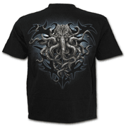 CTHULHU - FRONT PRINT T-SHIRT BLACK - T-SHIRTS POUR HOMMES, SPIRAL DIRECT