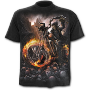 WHEELS OF FIRE - T-SHIRT BLACK - T-SHIRTS POUR HOMMES, SPIRAL DIRECT