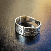 SILVER SLAVIC RING, AG 925 - SLAWEN