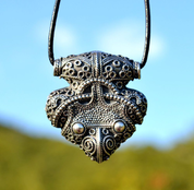 RAVEN'S HEAD - THOR HAMMER, SIGTUNA, SWEDEN, SILVER 925, 10 G - PENDANTS