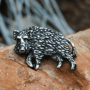 WILD BOAR, PENDANT, TIN - ANIMAL PENDANTS