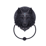 WOLF MOON DOOR KNOCKER 20.5CM - FIGUREN, LAMPEN