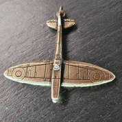 SUPERMARINE SPITFIRE, AIRCRAFT PENDANT, ANT.BRASS ZINC - ALL PENDANTS, OUR PRODUCTION