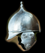 KELTISCHER HELM, STAHL - ROMÄNISCHE UND KELTISCHE HELME