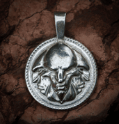 TRIGLAV, SLAWISCHES AMULETT SILBER 925, 25G - ANHÄNGER - SCHMUCK, SILBER