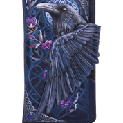 RAVENS FLIGHT EMBOSSED PURSE 18.5CM - FASHION - LEATHER