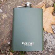 HIP FLASK, STAINLESS STEEL, 8 OZ/235 ML - ALIMENTATION - COUVERTS, GAMELLES