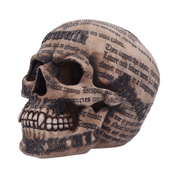 DRACULA'S TALE VAMPIRE NOVEL QUOTE SKULL 18.5 CM - FIGURINES, LAMPES