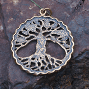 OAK SACRED TREE OF LIFE PENDANT BRONZE - PENDANTS, NECKLACES