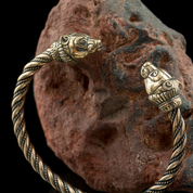 BERSERKER, BÄR, BRONZE, ARMBAND - WIKINGER, SLAWISCHE, KELTISCHE ARMBÄNDER - BRONZE