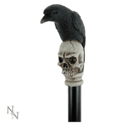 WAY OF THE RAVEN SWAGGERING CANE, RAVENS - FIGURES, LAMPS, CUPS