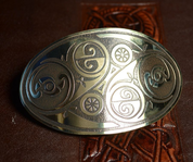 LÍOBHAN, BRASS HAIR CLIP, MADE IN IRELAND - CELTIC BRASS JEWELS, IMPORT FROM IRELAND