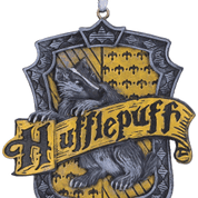 HARRY POTTER HUFFLEPUFF CREST HANGING ORNAMENT 8CM - HARRY POTTER