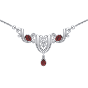 NECKLACE OF THE LADY OF THE COURT, SILVER, AG 925 - NECKLACES