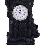 DUELLING DRAGONS CLOCK (26CM) - DRAGONS