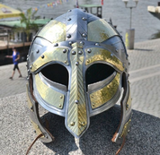 ARNGRIM, VIKING HELMET WITH CHEEK-GUARDS - CASQUES VIKINGS ET À NASALE