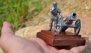 ARTILLERYMAN, HISTORICAL TIN STATUE - ZINNFIGUREN