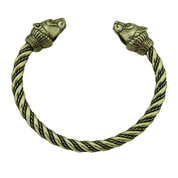 BERSERKER, BEAR, BRASS BRACELET - VIKING, SLAVIC, CELTIC BRACELETS - BRONZE AND BRASS