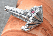 DIMMUBORGIR - THORS HAMMER - BASALTSÄULEN, SILBER 925, 29 G - ANHÄNGER - SCHMUCK, SILBER