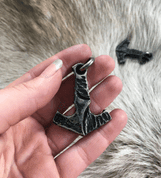 MARTEAU DE THOR - HALVOR, PENDENTIF, FORGÉ - INSPIRATION NORDIQUE ET VIKING