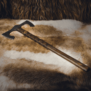 ÁSEGIR, BARBARIAN DOUBLE BLADE AXE - AXES, POLEWEAPONS